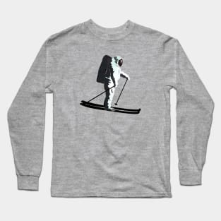 Moonlight Skiing Long Sleeve T-Shirt